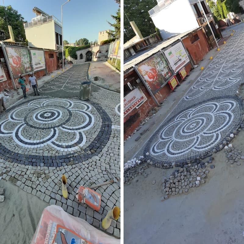 Granit Küp Taş Döşeme